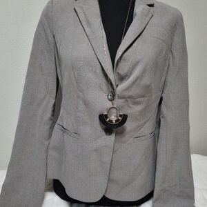 Ann Taylor PETITE Women's Gray Blazer